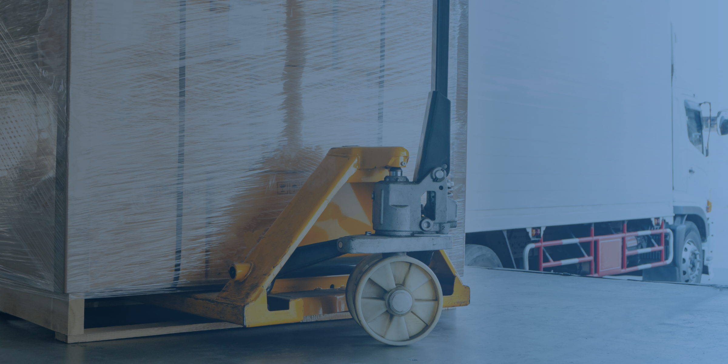 pallet on loading dock