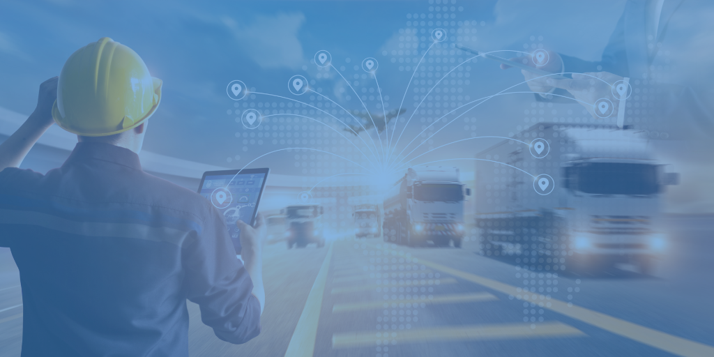 Person maximizing logistics efficiency with a TMS software