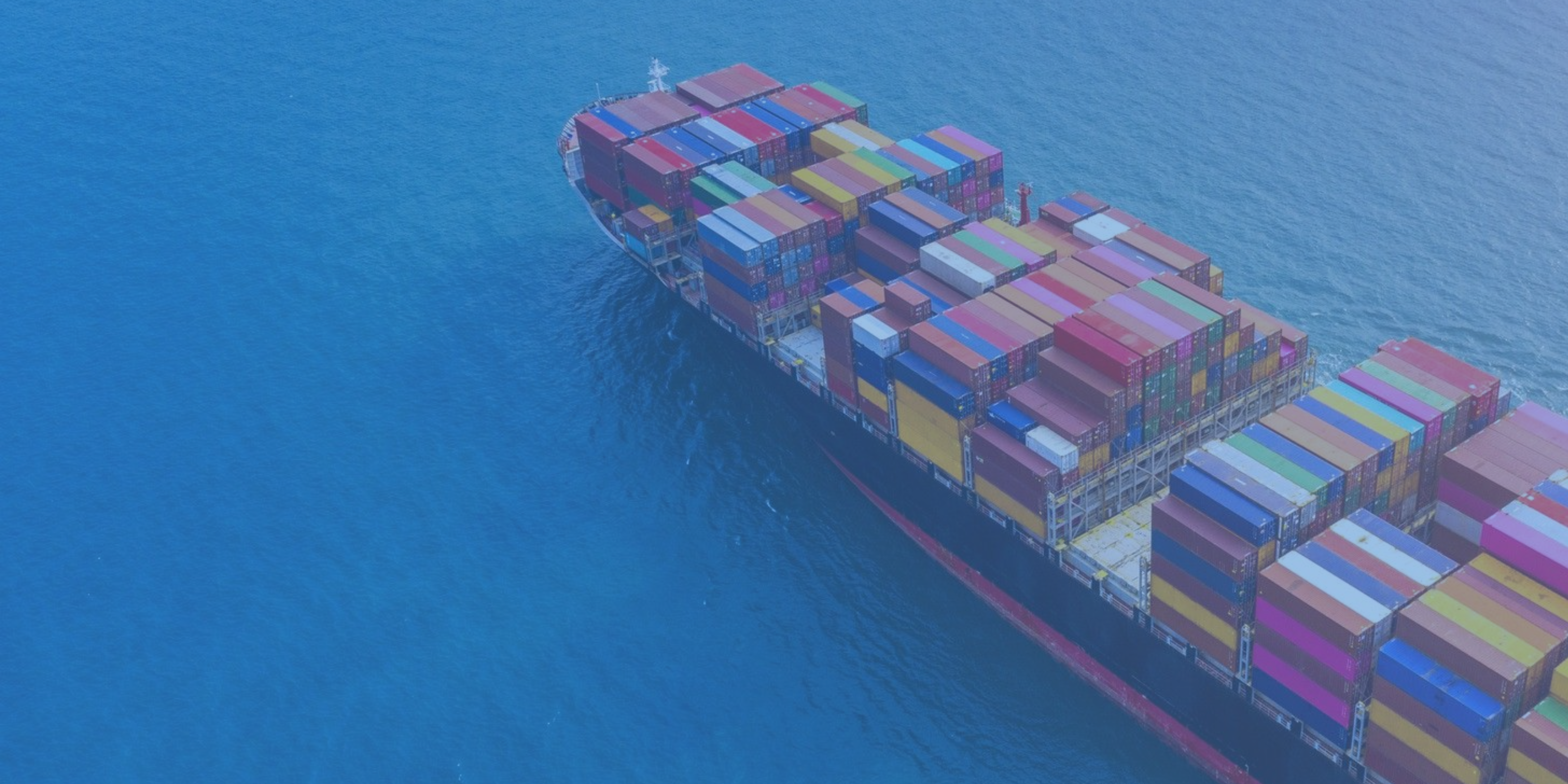 Ship transporting freight 