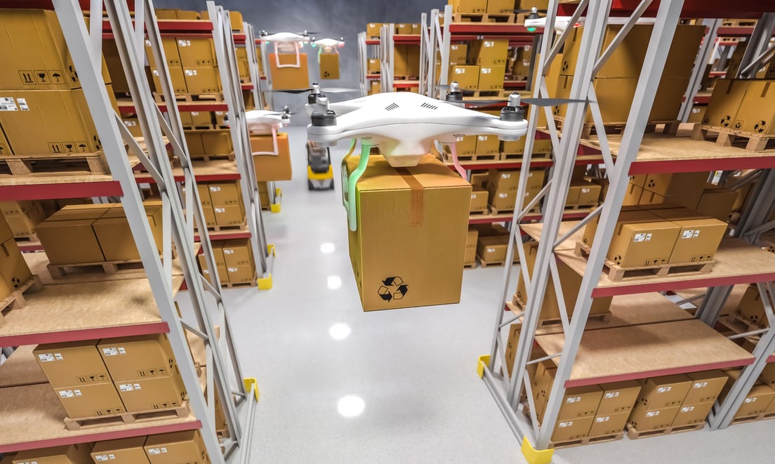 Drones in Supply Chain Management Warehouse, Tracking, and Delivery