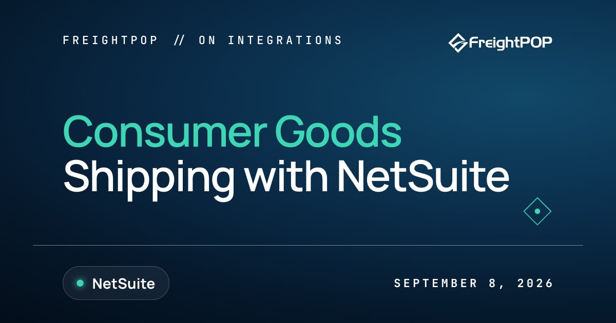 NetSuite Consumer Goods: Wholesale and DTC Freight Execution