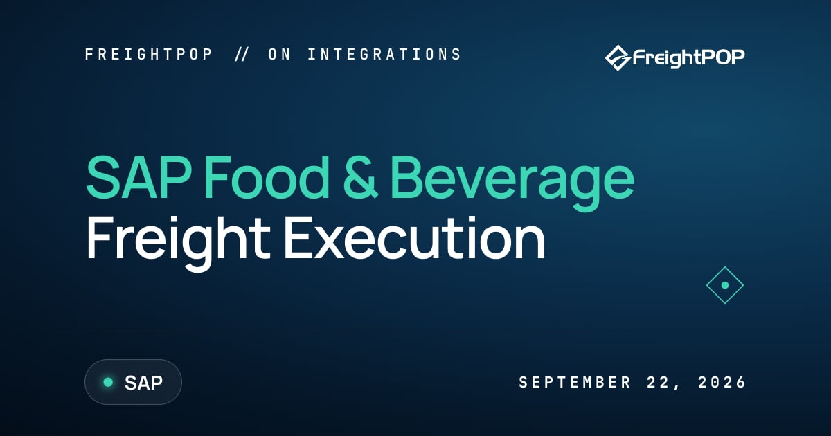SAP Food and Beverage Shipping: Batch Data, Tracking, and Freight Cost