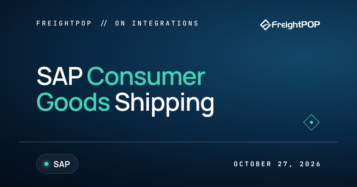 SAP Consumer Goods: Freight Execution for Retail-Bound Orders